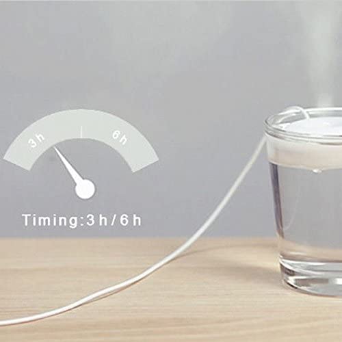 ミニの空気加湿器-USBケーブル付き、ポータブル加湿器は事務所とルームで使え