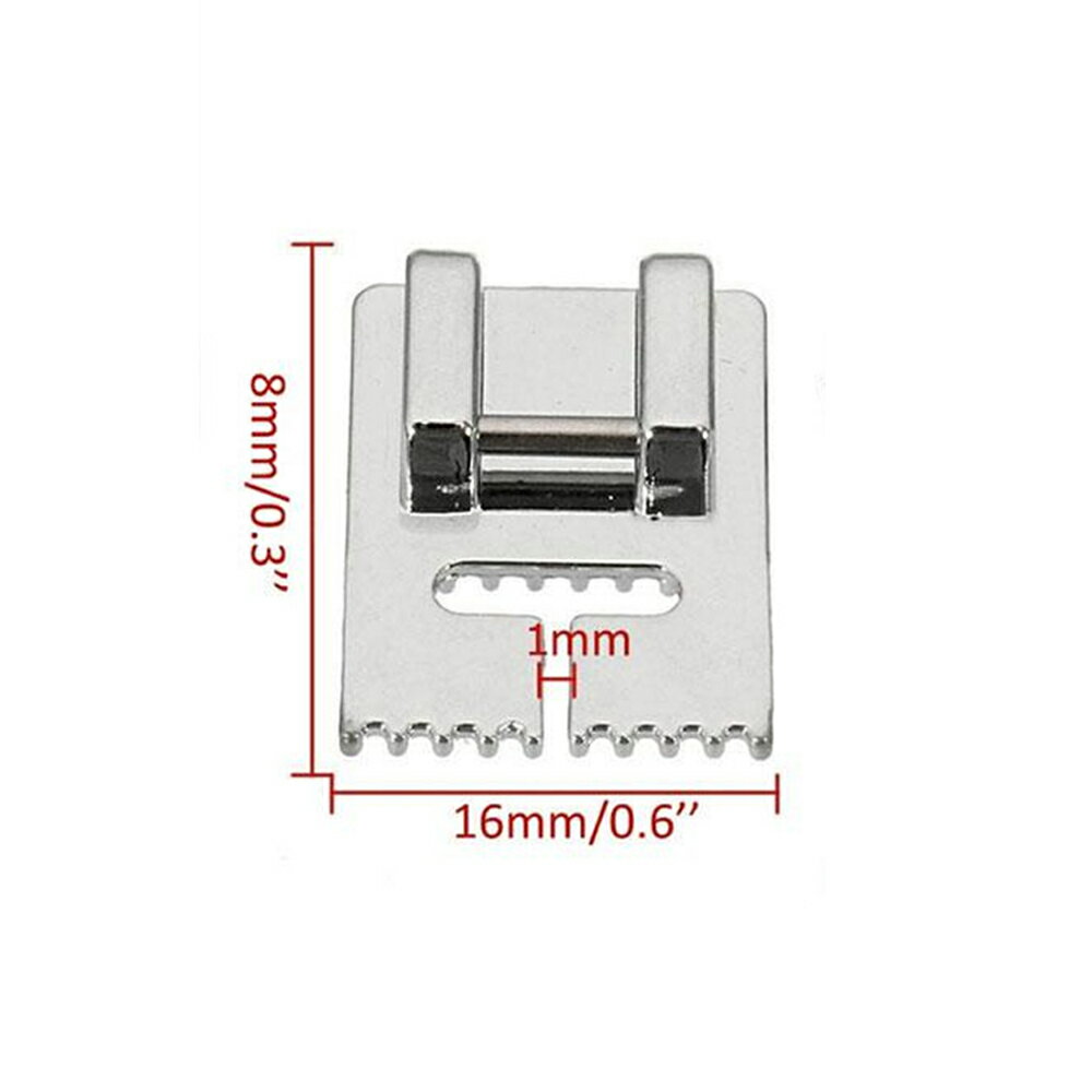 ミシンアタッチメントミシン付属品 ピンタックグルーブプレス ステッチガイド押え 1 ピンタックグルーブプレス 2