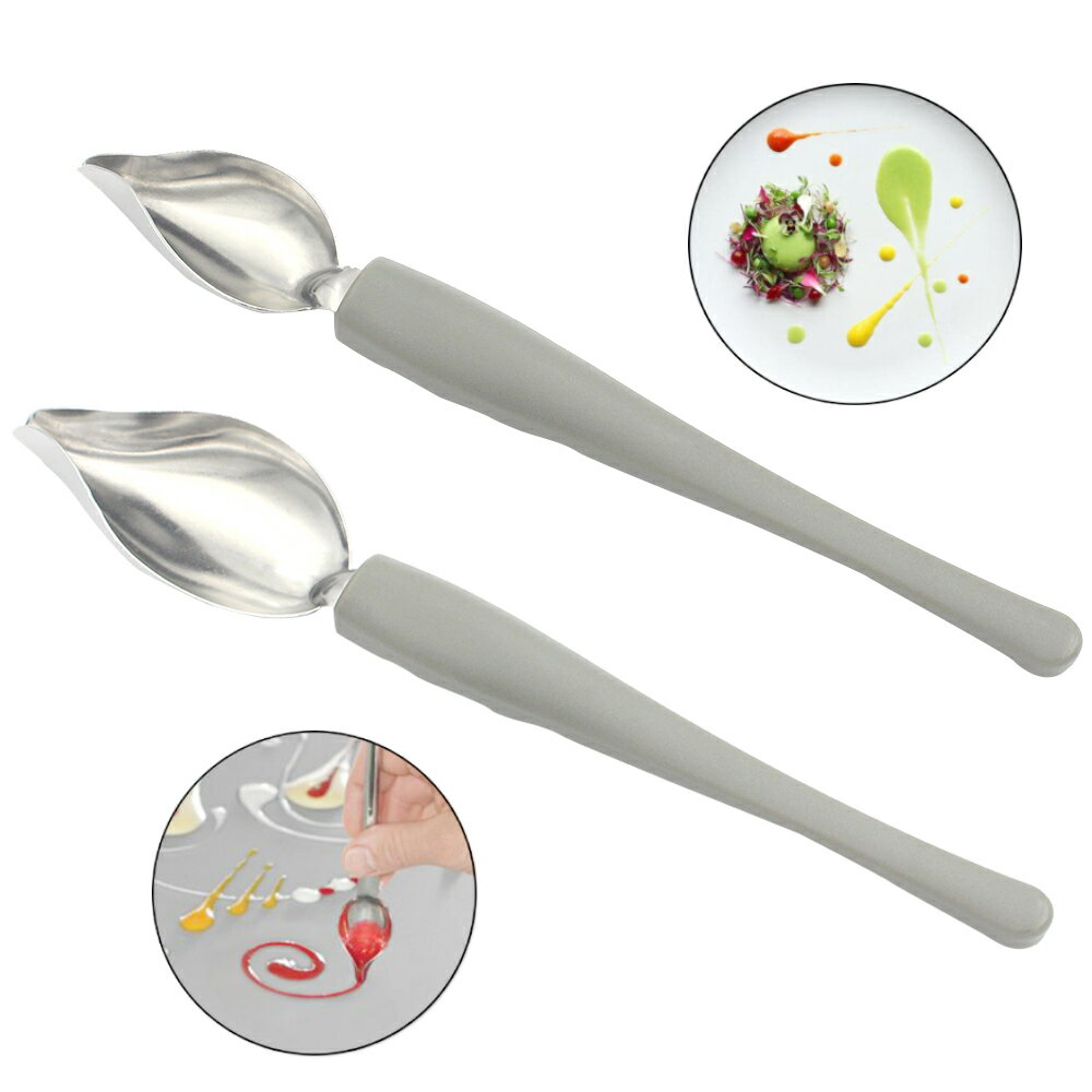 Rakuten - シェフ描画ツール キッチン 料理用デコレーション プレート スプーン