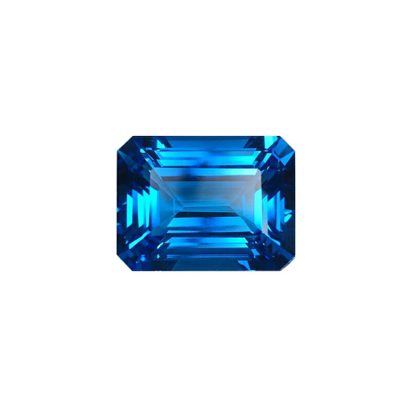 【konekoの天然石】天然認定 トパーズ11x9mm 1個 Natural Topaz 裸石 宝石 四角形 鉱物 ブルートパーズ　天然宝石 1粒売り