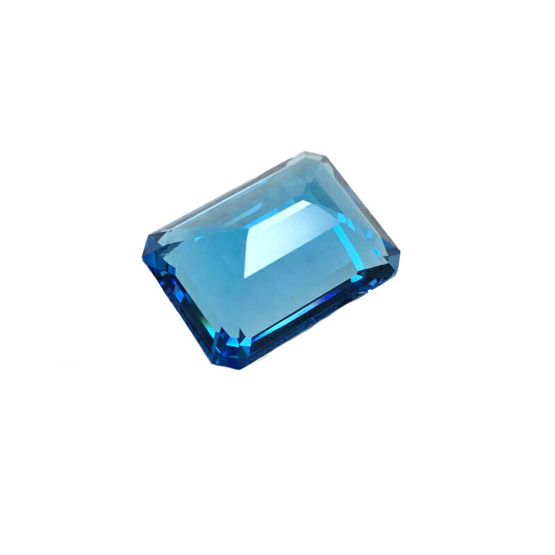 【konekoの天然石】天然認定 トパーズ11x9mm 1個 Natural Topaz 裸石 宝石 四角形 鉱物 ブルートパーズ　天然宝石 1粒売り