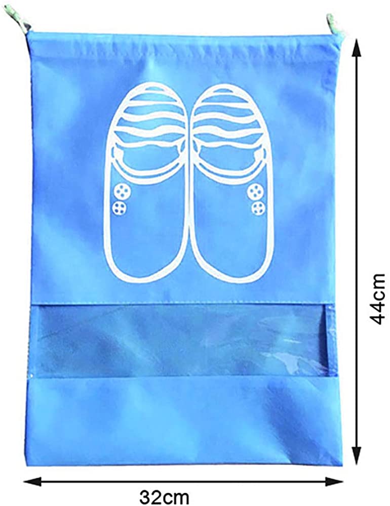 シューズバッグ シューズケース 防水 不織布 靴バッグ 靴入れ5枚セット