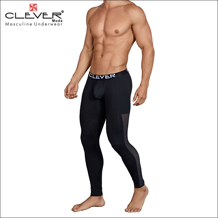 楽天男性下着専門ショップ　こねくとクレバー 【CLEVER2020-1】 CLEVER ロングパンツ メンズ Ref,0318 Astist Long Pant ローライズレギンス 【男性下着 下着 ローライズ メンズ Men's ショート】メンズ下着 ブランド 彼氏 プレゼント CLEVER メンズ レギンス 夏