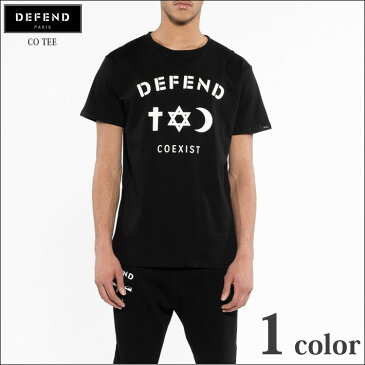 Tシャツ メンズ 半袖 DEFEND PARIS(ディフェンド パリス) CO TEE Tシャツ プレゼント用のプレゼントラッピング おしゃれ ブランド メンズ 上下 JERSEY mens セットアップ 【20PM】メンズファッション 人気 ワンマイルウェア【0311】夏 夏服