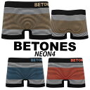 ポイント10倍【BETONES/ビトーンズ 楽天最安値に挑戦】 シームレス ボクサーパンツ NEON4 立体裁断 【ショート】【0311】 メンズ下着 アンダーウェア 【メール便送料無料】 プレゼントラッピング承り中 メンズ 速乾 派手 個性 まとめ買い 父の日 39ショップ