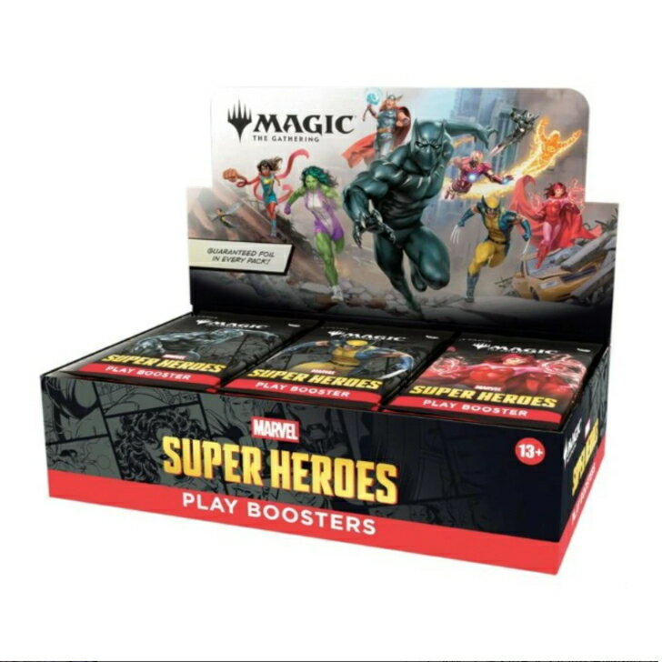 Rakuten - 【予約商品6月26日発売】[TCG] (BOX) MTG マジック:ザ・ギャザリング マーベル スーパー・ヒーローズ(Marvel Super Heroes) プレイ・ブースター(英語版) ウィザーズ・オブ・ザ・コースト(30パック)(20260626)