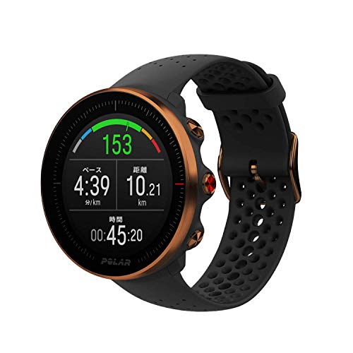 POLAR(ポラール) VANTAGE M ブラック・カッパー 軽量 GPS スポーツ ウォッチ 防水 心拍 ランニング マラソン【日本正規品】90080198