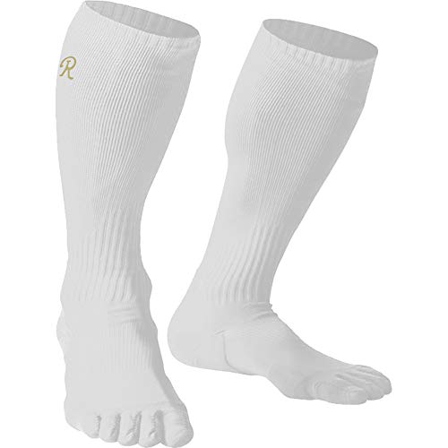 Foot Raku (フットラーク) 5本指足部用高機能サポーター (ホワイト 23?25cm)