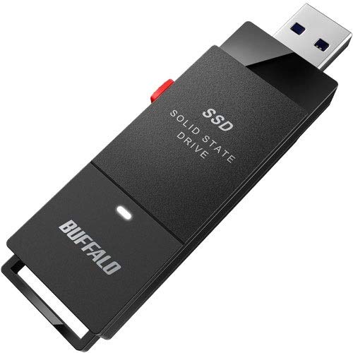 BUFFALO 外付けSSD ブラック 1.0TB SSD-PUT1.0U3-BKA バッファロー SSD 1TB PC データ テレビ 録画