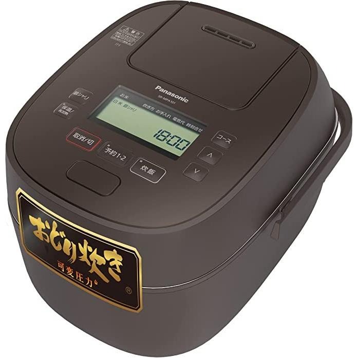 パナソニック 可変圧力IHジャー炊飯器 ブラウン SR-MPA101-T(1台)