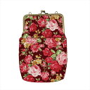 Abeille 2WAY ショルダー がま口 バッグ ローズ レッド がま口ポシェット 紺 がま口ショルダーバック がまぐちバッグ 縦型 スマホバック がまぐちポーチ スマホポーチ スマホバッグ ショルダーバッグ レディース 女性 がまくち かわいい おしゃれ 散歩 お出かけ