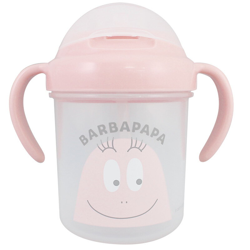 BARBAPAPA ストローマグ BARBAPAPA（バーバパパ 260ml 日本製 出産祝い 男の子 女の子 1歳 2歳 3歳 ベビーマグ お出かけ 持ち運び トレーニングマグ コップ 両手マグ ギフト プレゼント お祝い）