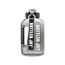 ボトルドジョイ 正規販売代理店 Grip Water Bottle 1.5 ver.2 ブラック(ブラック クリア 2色展開 スポーツボトル グリップハンドル ストラップ 専用ブラシ付 割れにくい フィットネス ヨガ ジム 水分補給 水筒)ウォーターボトル ドリンクボトル 持ち手あり アウトドア 運動