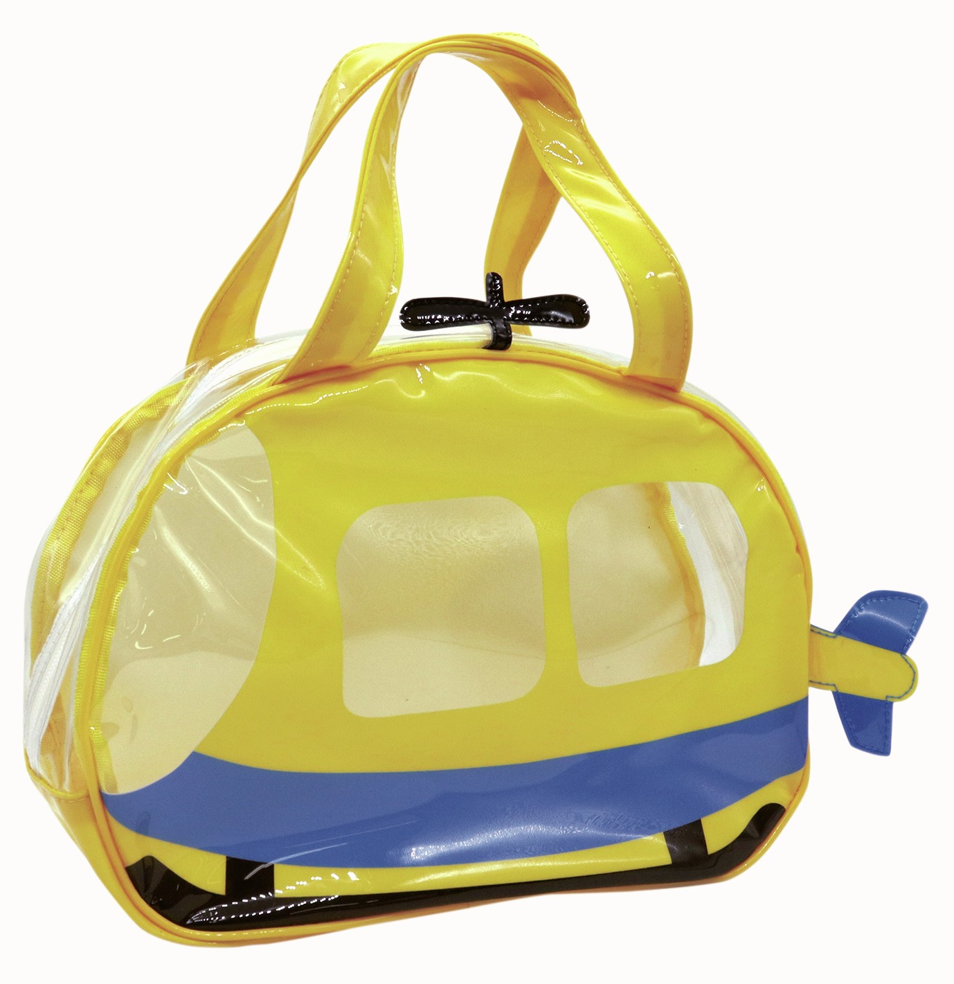 nenne-futurum ビニールボストンバッグ ヘリコプター プールバッグ ビーチバッグ 女の子 男の子 キッズ..