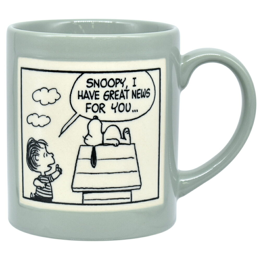 PEANUTS コミックマグ グリーン スヌーピー マグ マグカップ 磁器 コップ 絵本 キャラクター おしゃれ かわいい ギフト プレゼント コーヒーマグカップ かわいいマグカップ