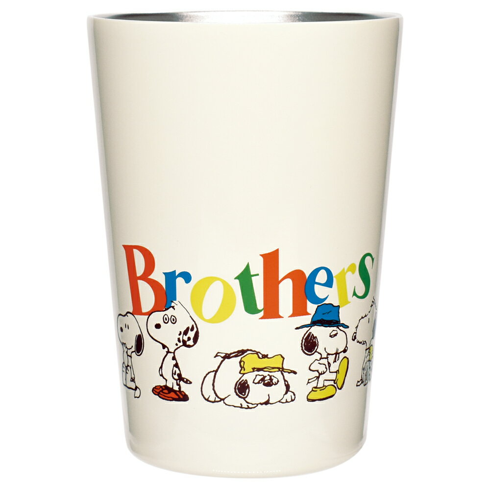 楽天大西賢製販オンラインショップPEANUTS ステンレスタンブラー BROTHERS RELAX TIME スヌーピー コンビニコーヒー カップホルダー タンブラー コップ コーヒータンブラー カフェタンブラー ティータンブラー カフェ 保温 保冷 グッズ 断熱 かわいい おしゃれ ステンレス カップごと入る 大人 ピーナッツ