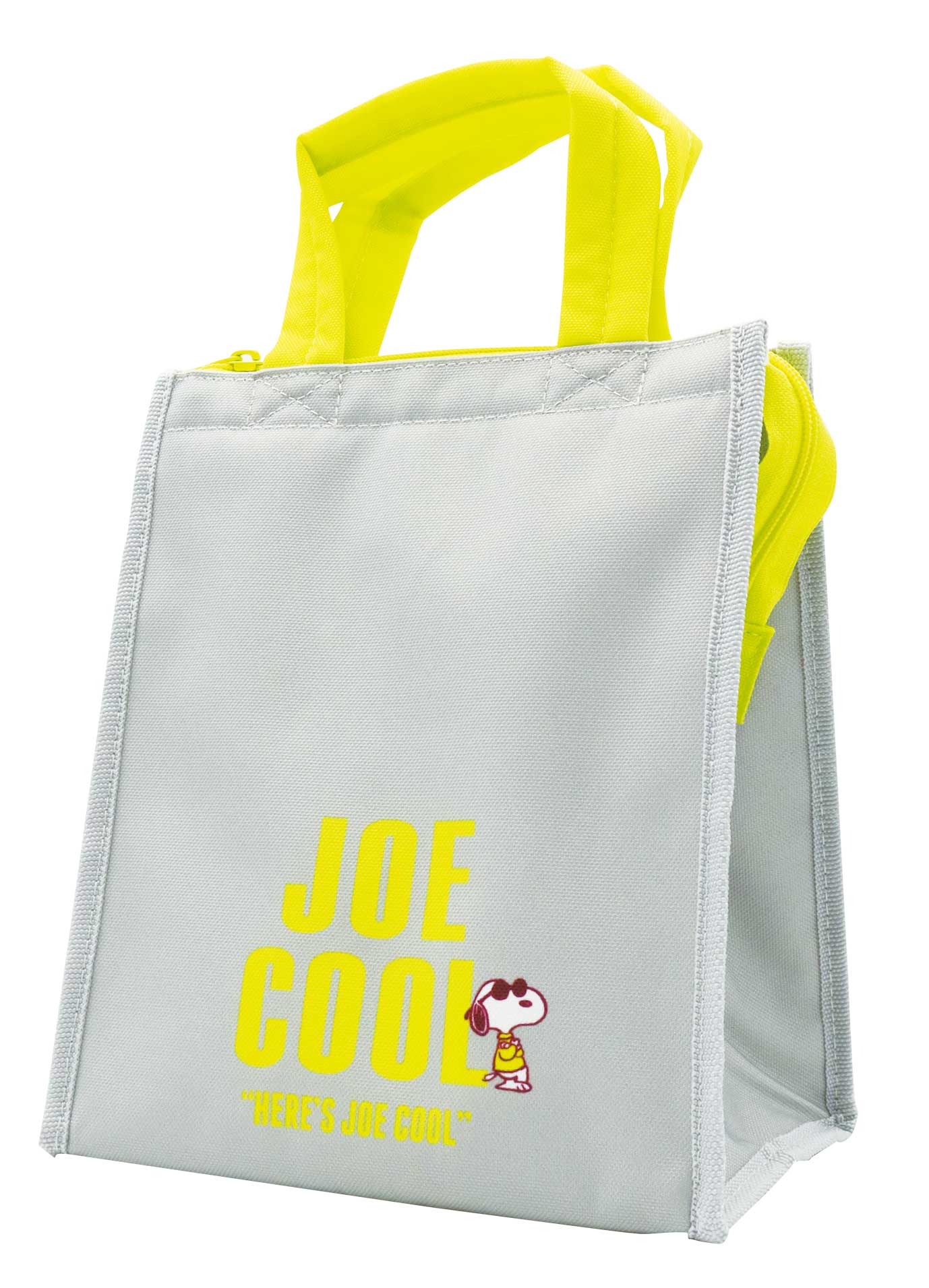 PEANUTS ランチバッグ(M) JOE COOL グリーン スヌーピー おしゃれ かわいい スヌーピーランチバッグ お弁当袋 幼稚園 ファスナー 保冷 ランチポーチ 保冷ランチバッグ 高校生 男の子 女の子 キャラクター お弁当バッグ メンズ レディース 子ども 子供 キッズ お弁当ポーチ