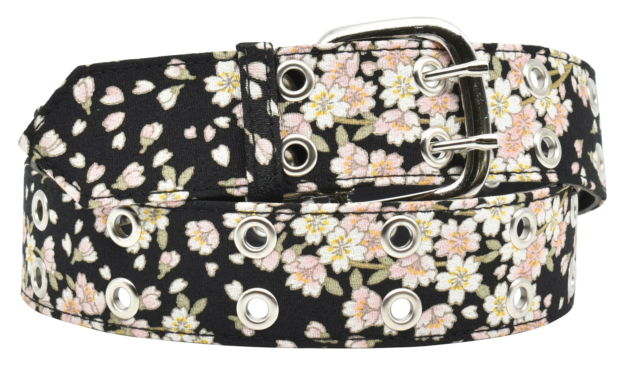 楽天大西賢製販オンラインショップRipple ZAKKA 和柄ベルト 桜 ベルト カジュアルベルト メンズベルト レディースベルト ダブルピンベルト メンズ レディース 和風小物 男女兼用 女性用 男性用ベルト おしゃれ カジュアル 調整 サイズ調節可能 龍 竜 和雑貨 和小物 牡丹柄 和柄 ギフト プレゼント