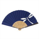 Ripple FAN 縁起のいい扇子23cm とんぼ 紺 雑貨扇子 シンプル 和柄 浴衣 和装 和風 和服 甚平 扇子 せんす 大人 紳士 メンズ 男性 レディ...