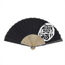 Ripple FAN 縁起のいい扇子23cm だるま 黒 雑貨扇子 シンプル 和柄 浴衣 和装 和風 和服 甚平 扇子 せんす 大人 紳士 メンズ 男性 レディ...