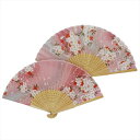 Ripple FAN レディース 桜扇子 21cm 桜小花 ピンク 雑貨扇子 和柄 浴衣 和服 和装 扇子 せんす センス 団扇 和風 かわいい 可愛い おしゃ...