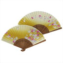 Ripple FAN レディース 桜扇子 21cm 桜うさぎ イエロー 雑貨扇子 和柄 浴衣 和服 和装 扇子 せんす センス 団扇 和風 かわいい 可愛い お...