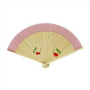 Ripple FAN レディース 短地シルクペンテックス 21cm 桜金魚 ピンク 唐木 雑貨扇子 和柄 浴衣 和装 扇子 せんす かわいい レディース 女性 ...