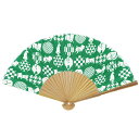 Ripple FAN レディース プリント扇子 21cm 柴犬 緑 雑貨扇子 和柄 浴衣 和服 和装 扇子 せんす センス 団扇 和風 かわいい 可愛い おしゃ...