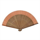 Ripple FAN 無地短地絹扇子 21cm レンガ色 唐木 雑貨扇子 シンプル 和柄 浴衣 和装 和風 和服 甚平 扇子 せんす 大人 男性用 女性用 メン...