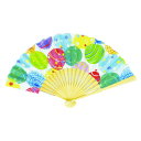Ripple FAN22 ユニセックス プリント扇子 20cm 水風船 雑貨扇子 シンプル 和柄 浴衣 和装 和風 和服 甚平 扇子 せんす 大人 男性用 女性...