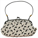 Ripple ZAKKA 2WAY ショルダー がま口 バッグ ネコ ホワイト がま口ショルダーバック がま口バッグ がま口 バッグ ショルダーバッグ レディー...