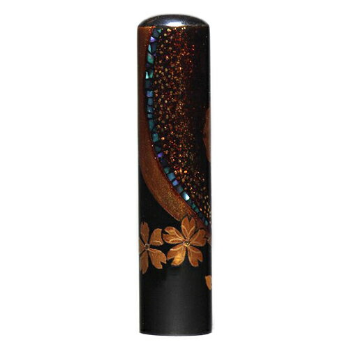 輪島塗 (印鑑) 認印 雪月花蒔絵