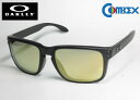 OAKLEY オークリー HOLBROOK (A) ホルブルック OO9244 MATTE BLACK INK コンベックス 偏光 103グリーン ゴールドミラー