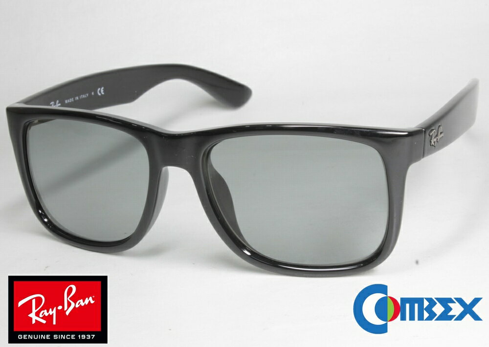 쥤Х Ray-Ban JUSTIN 㥹ƥ եå RB4165F 601 BLACK ٥å и 102쥤 ϡ