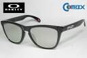 オークリー OAKLEY FROGSKINS (A) フロッグスキン アジアンフィット 9245 POLISHED BLACK コンベックス 偏光 101グレイ シルバーミラー