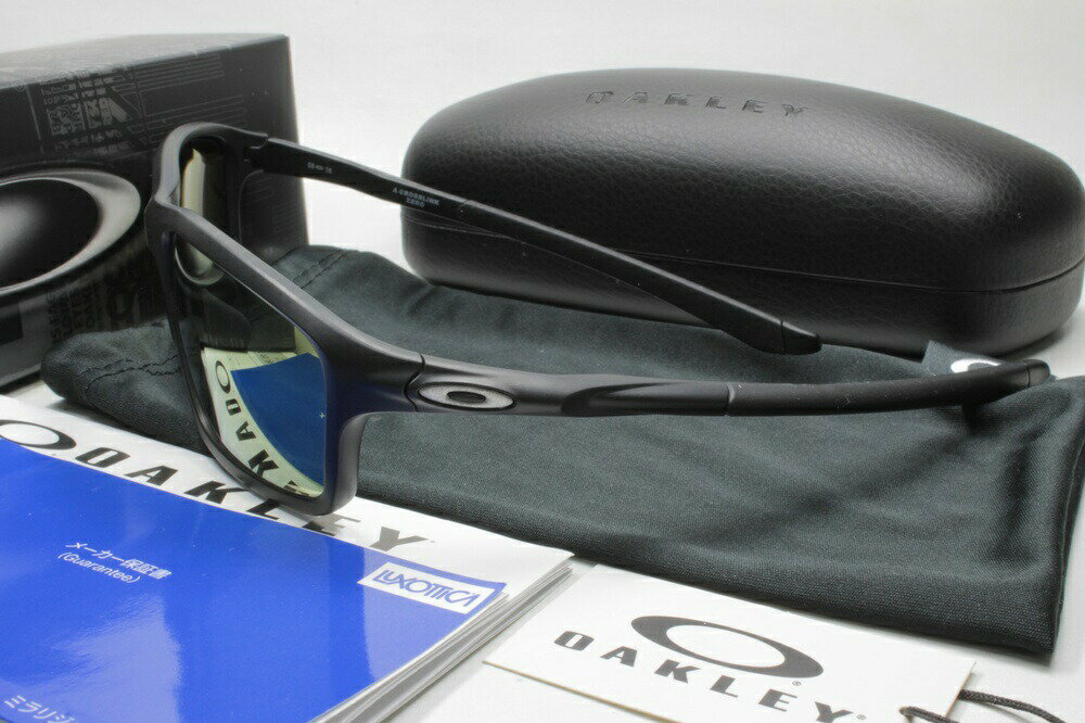 オークリー OAKLEY CROSSLINK ZERO (A)クロスリンクゼロ アジアンフィット 8080-07 コンベックス 偏光 103グリーン ゴールドミラー