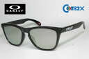 オークリー OAKLEY FROGSKINS (A) フロッグスキン アジアンフィット 9245 POLISHED BLACK コンベックス 偏光 131グレイ シルバーミラー