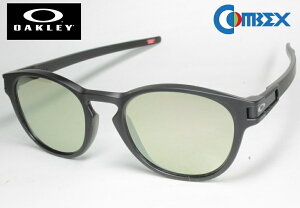 オークリー OAKLEY LATCH (A) ラッチ アジアンフィット OO9349 MATTE BLACK(SIL) コンベックス 偏光 103グリーン シルバーミラー