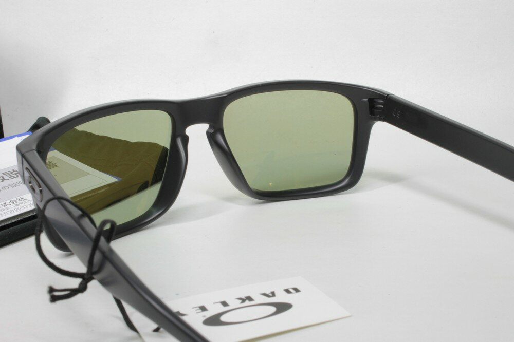 オークリー サングラス カスタム偏光 OAKLEY HOLBROOK (A) ホルブルック OO9244-07 / コンベックス Polawing SPX103(HMM)6C シューターグリーンGOLミラー