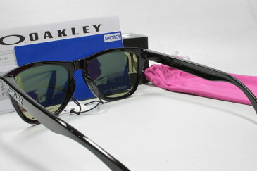 オークリー サングラス カスタム偏光 OAKLEY FROGSKINS(A) フロッグスキン OO9245-01 / COMBEX コンベックス Polawing SPX103 (HMM)4CシューターグリーンSILミラー