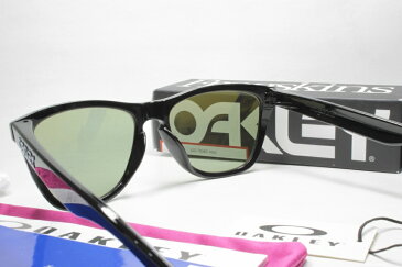 オークリー サングラス カスタム偏光 OAKLEY FROGSKINS(A) フロッグスキン OO9245-01 / COMBEX コンベックス Polawing SPX103 (HMM)4CシューターグリーンGOLDミラー