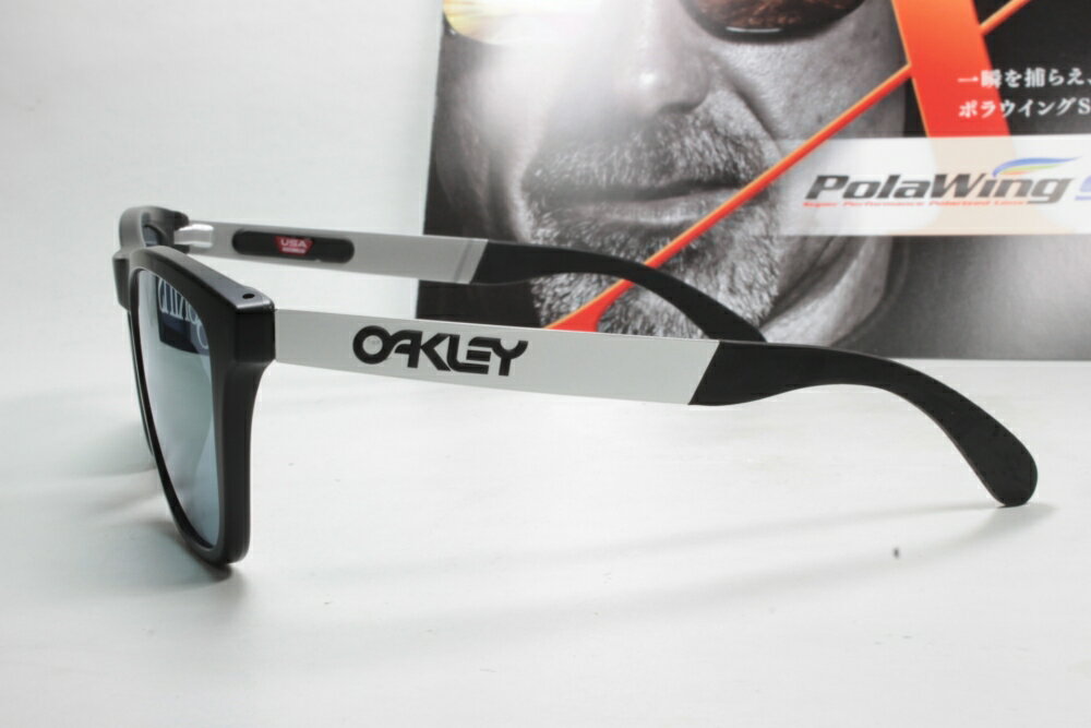 オークリー カスタム偏光サングラス（レンズ自由選択） OAKLEY FROGSKINS MIX(A)9428-08 MATTE BLACK / COMBEX ミラーモデル