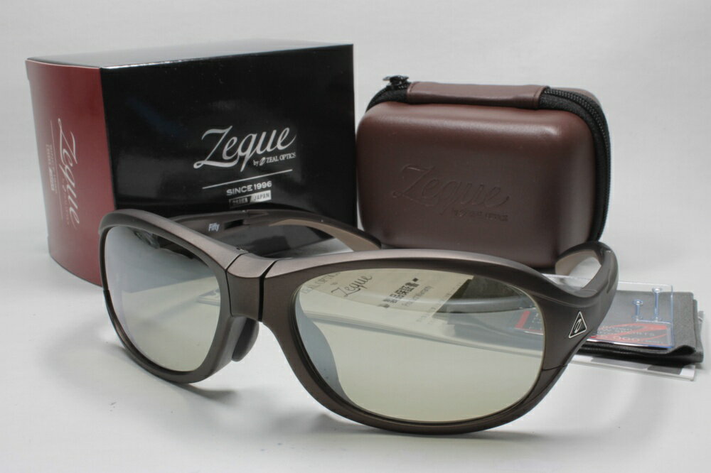 タレックス サングラス レディース ZEAL OPTICS ジール オプティクス 偏光 サングラス Fifty フィフティ F-1742 SHINY BROWN TVS/SILトゥルービュースポーツ/シルバーミラー