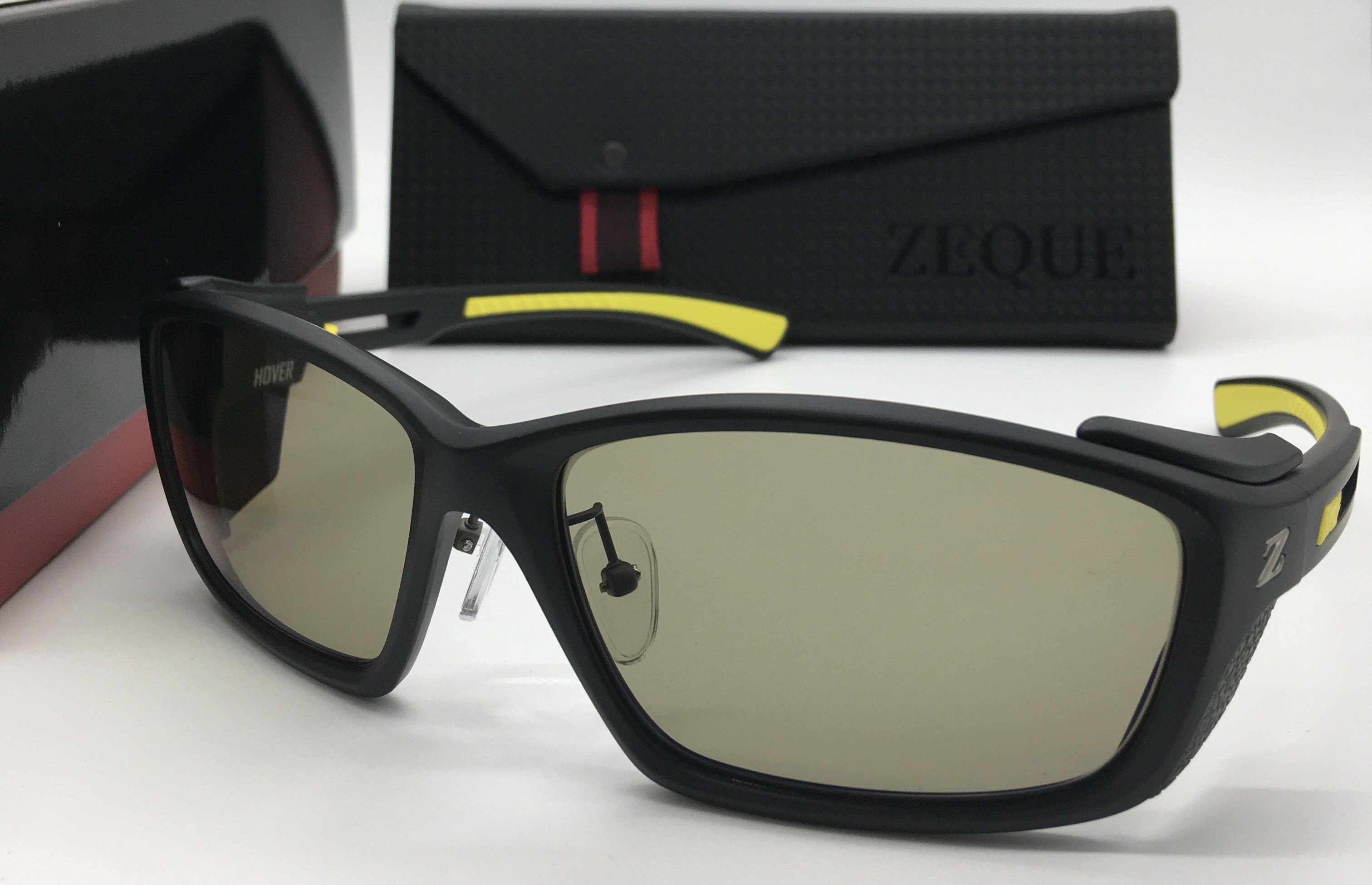 ZEAL OPTICS ジール オプティクス 偏光 サングラス HOVER フーバーF-1979 MATTE BLACK/ YELLOW TRUEVIEW SPORTS