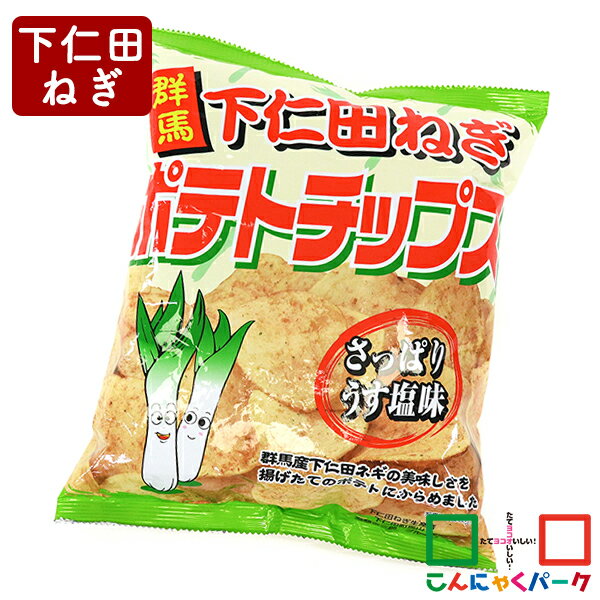 こんにゃくパーク ポテトチップス 群馬 下仁田ねぎポテトチップス つるまい本舗 うす塩味 お菓子 スナック菓子 ご当地 下仁田ネギ ヨコオデイリーフーズ (120g*1袋入)