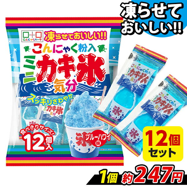 凍らせておいしい！ シャーベット アイス こんにゃく粉入り 