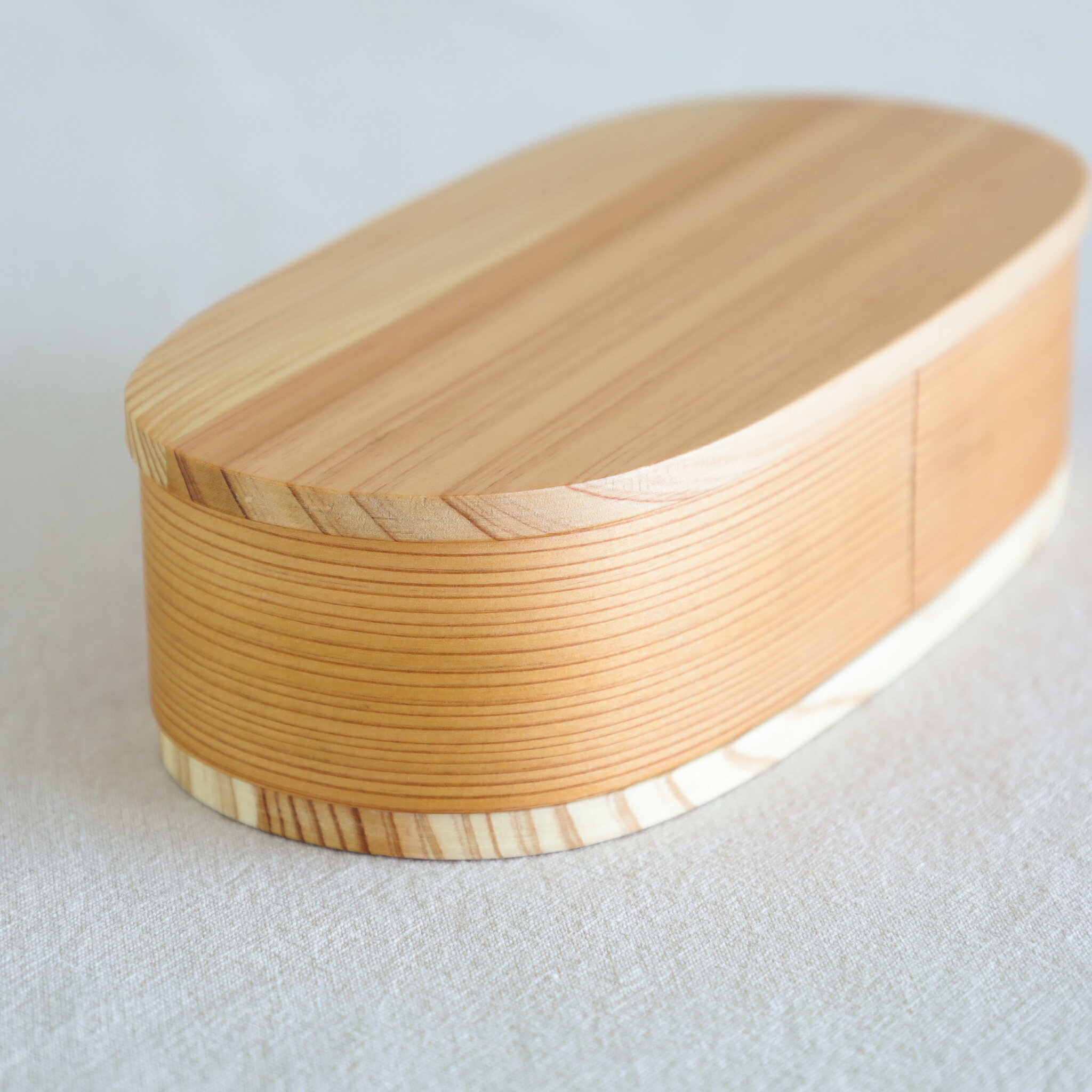 【 めんぱ 細長小判 】 だ円 曲げわっぱ 弁当箱 木製 わっぱ弁当 子ども 女性 弁当 油物OK スリム 木のお弁当 おしゃれ 幼稚園 保育園 遠足 オフィス 木製 木製食器 天然木 日常使い キッチン雑貨 食器 キッチン おしゃれ かわいい 手作り 北欧 クラフト木の実 konomi-sonobesangyo-10000037 木のうつわ木の道具そのべ サンプル画像3
