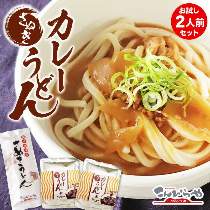 さぬきカレーうどん 2人前 お試しセット 讃岐うどん レ...