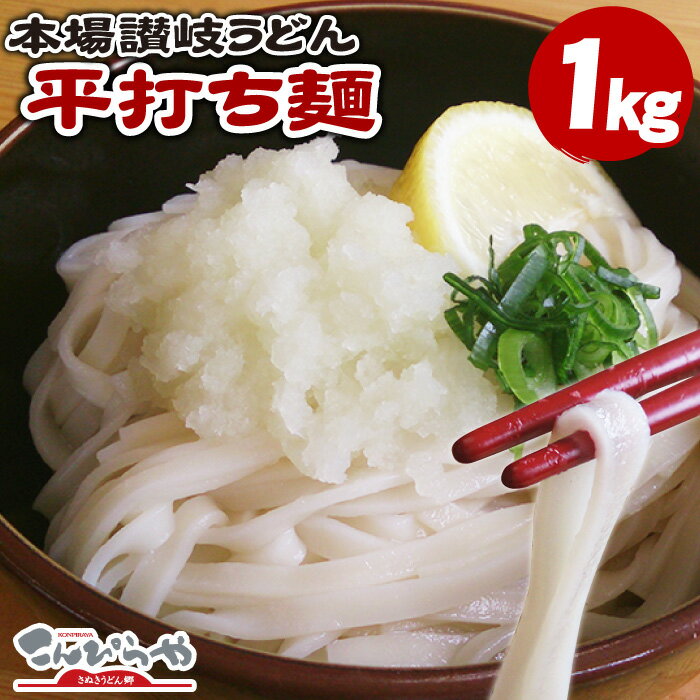 1000円ポッキリ 送料無料 本場讃岐うどん 平打ち麺 1kg 【送料無料】 ポスト投函便での配送(代金引換-後払い不可・着日指定不可) 平打ち うどん 讃岐うどん 平麺 日持ちする 半生麺 食品 お試し ポイント消化 ★