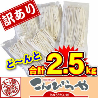 【訳あり】半生讃岐うどん500g×4袋規格外ですが味は本場さぬきうどん！ご家庭用にいかがですか？今だけ1袋サービスの合計2.5kg！！しかも【送料無料】 10P01Oct16